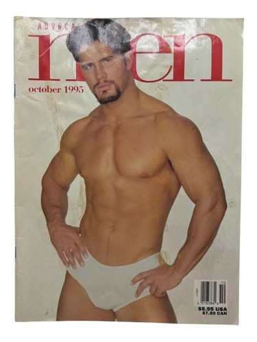 Set of 2 Advocate Men Magazines – Aug & Oct 1995 – Vintage Gay – Adults Only - Imagen 2 de 9