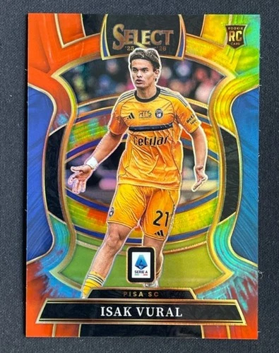 Isak Vural 2025-26 Panini Select Serie A Terrace Tie-Dye Prizm RC /25 #94