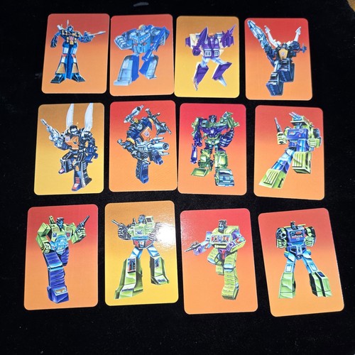 MINT 1985 TRANSFORMERS ACTION CARDS HASBRO Complete 192 Card Set 23 sticker - Picture 12 of 19