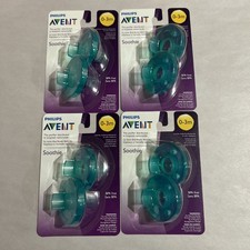 Phillips Advent Soothie Pacifiers, Green, 0-3 Months, 4 Packs, 8 Pacifiers