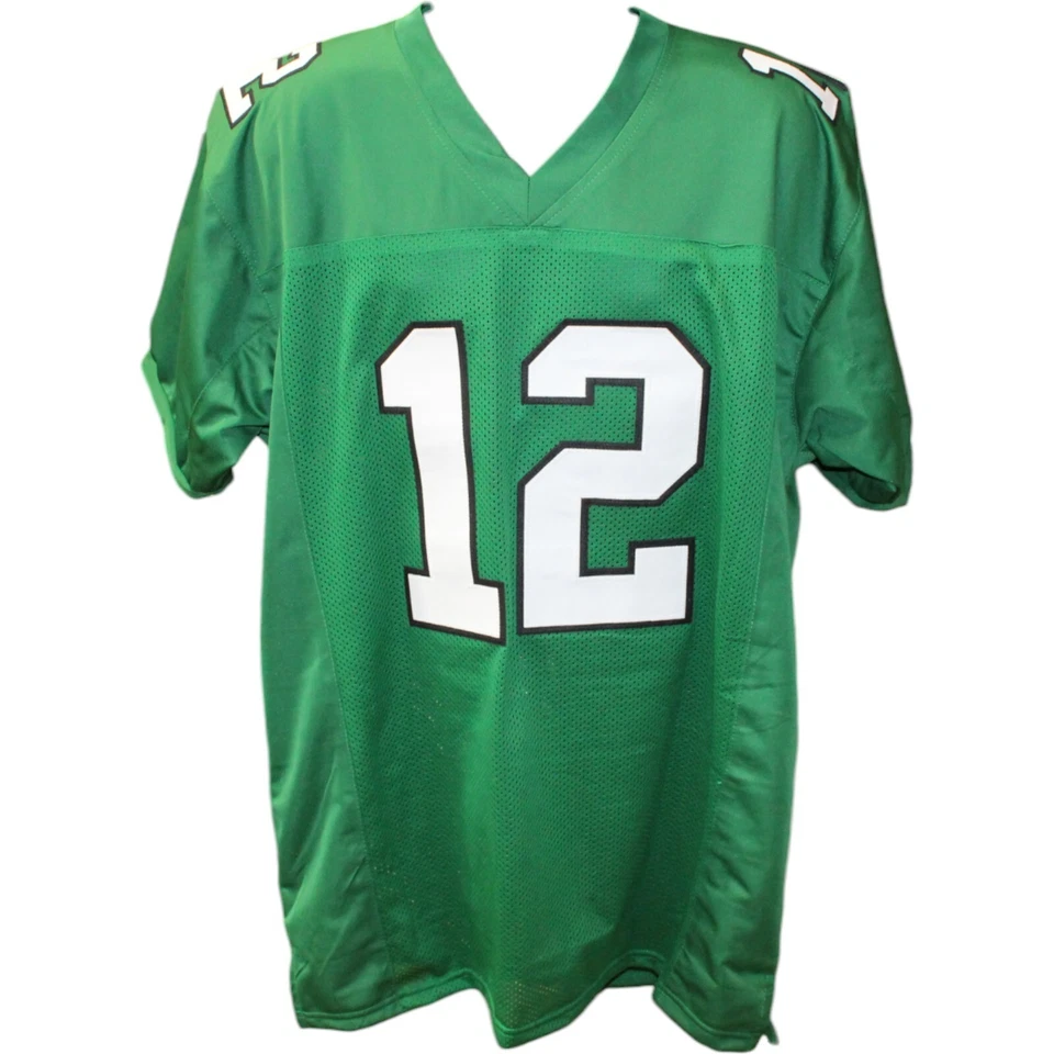 Camiseta Randall Cunningham Autografiada/Firmada Verde Estilo Profesional BAS 30339 Foto 4 de 4