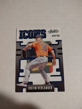 2021 Panini Absolute ASTROS *Icons* JUSTIN VERLANDER #I-6 Green Foil.(PWE)