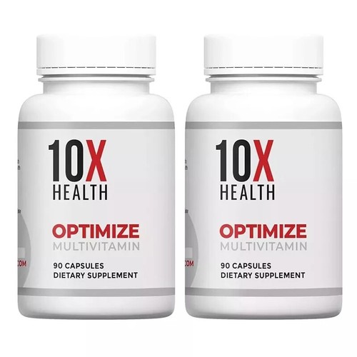 10X Health Optimize Methylated Multivitamin for Men & Women - Vitamins 90 CAPS - Bild 8 von 9