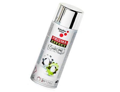 Chrom Lackspray Silber Sprühlack Effektspray Prisma Effect Hochglanz 400ml