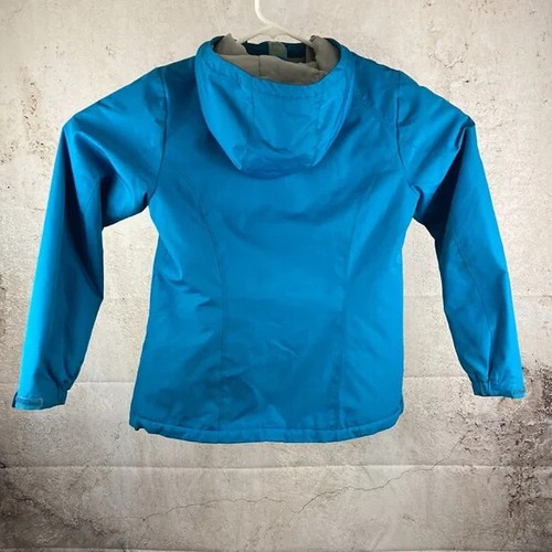 Eddie Bauer Teal Hooded Jacket Womens Size Small - Picture 6 of 6