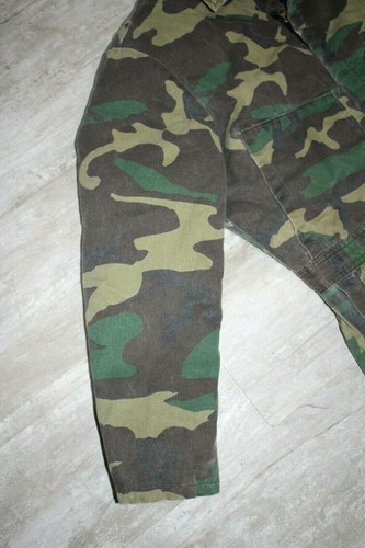 Vintage Winchester GREEN CAMO Insulated Coveralls Medium M Distressed GUC! - Picture 2 of 12