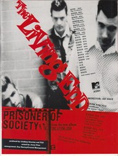The Living End 1999 Ad- Prisoner Of Society Advertisement WXRK KNDD KROQ KITS