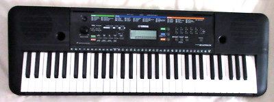 Yamaha PSR-E253 61-key Portable Keyboard Synthesizer with Power Adapter +Manual