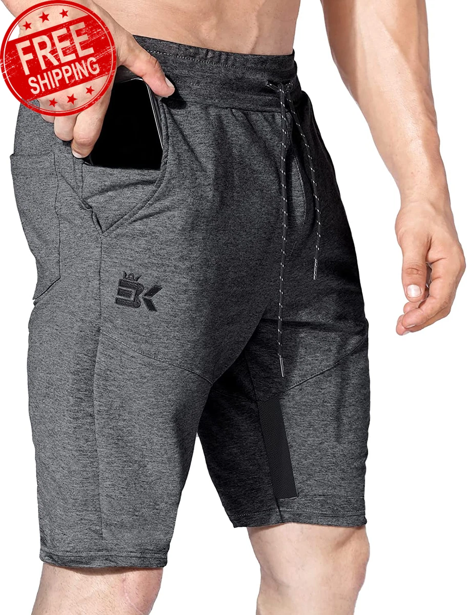 Mens slim shop fit workout shorts