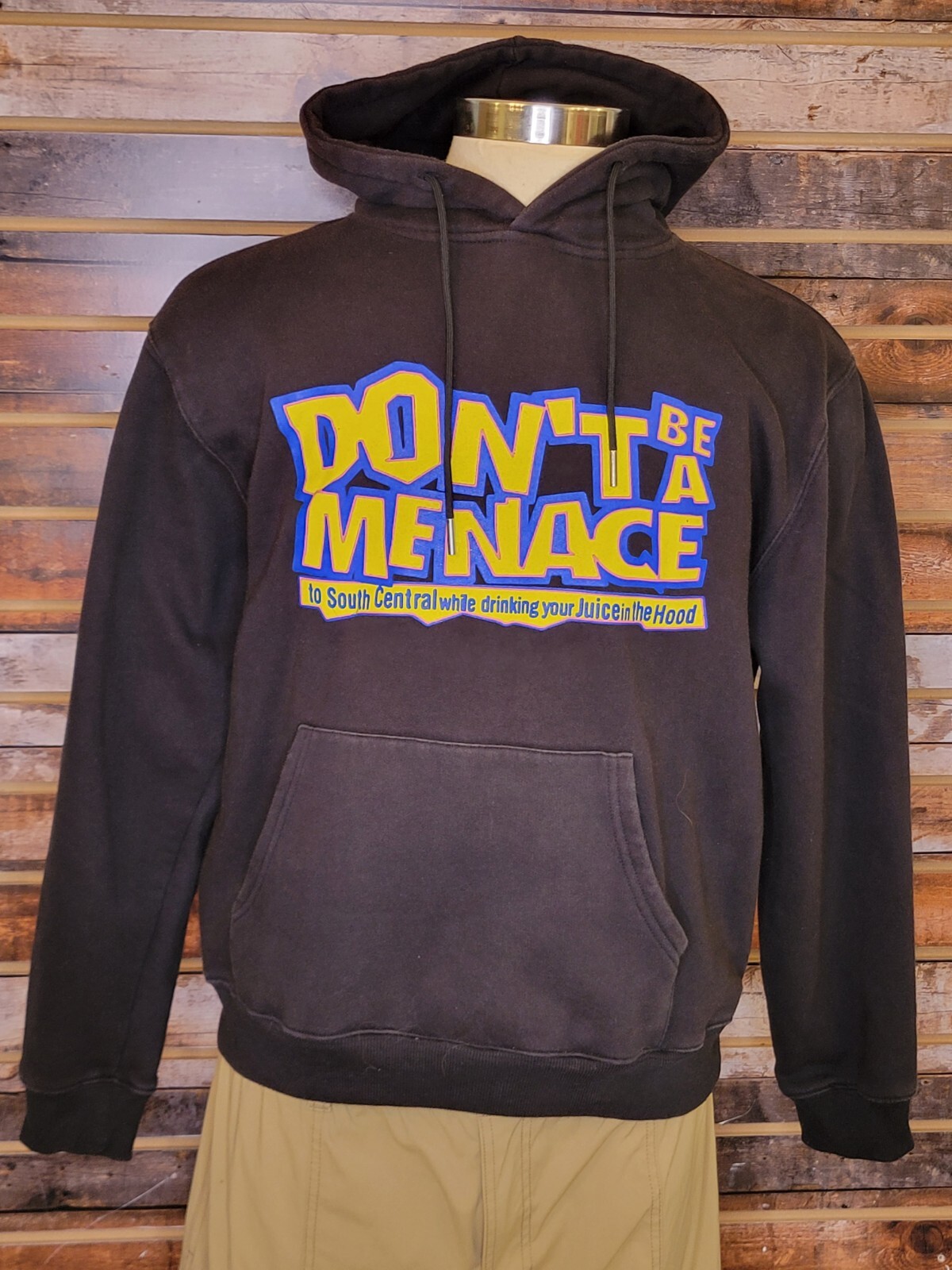 Don't Be a Menace Hoodie by Headgear Classics Size La… Gem
