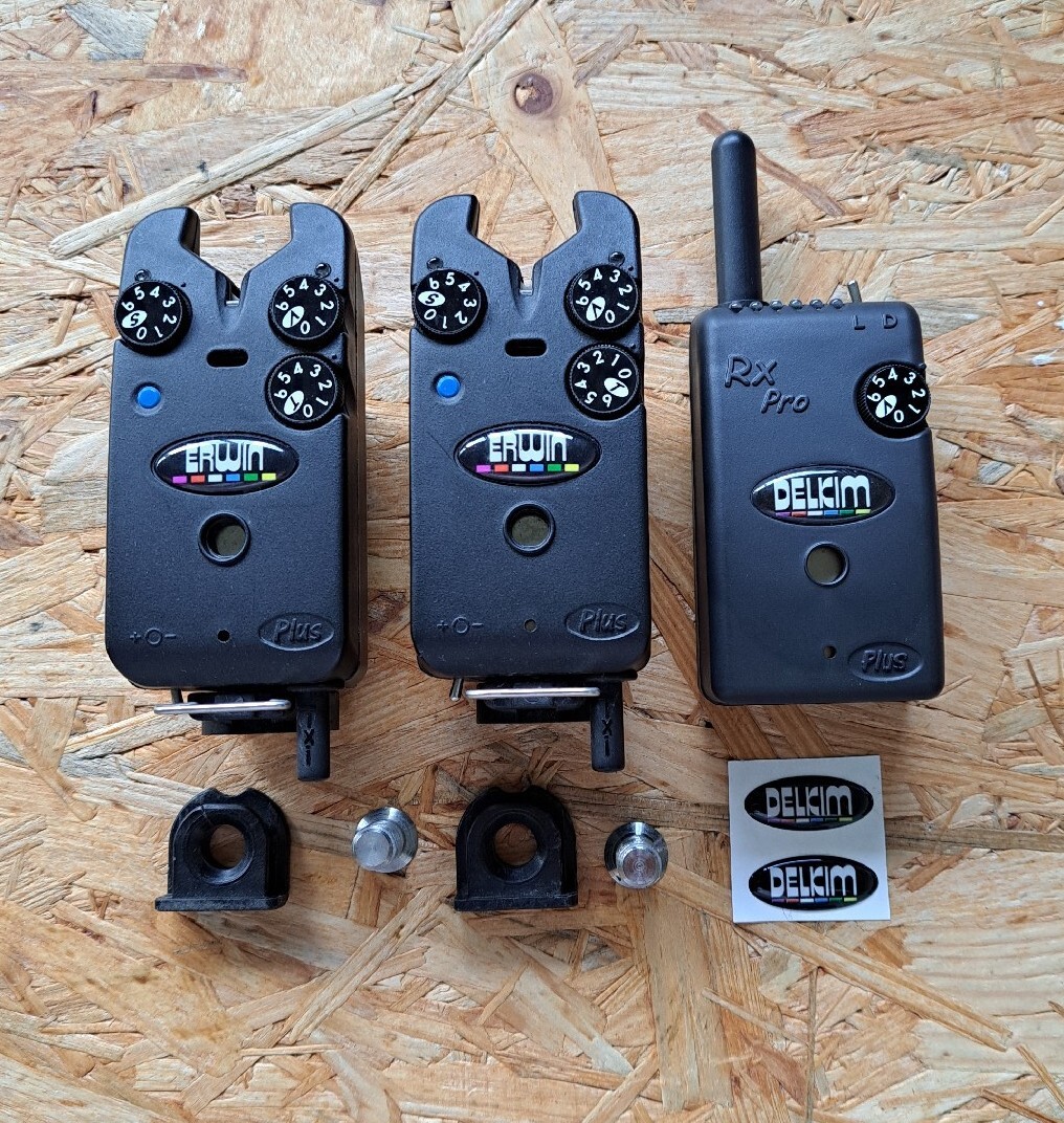 Delkim TXI Plus Bissanzeiger 2+1 Funk-Set in Blau/Blue D-Lok Quick  Release TOP