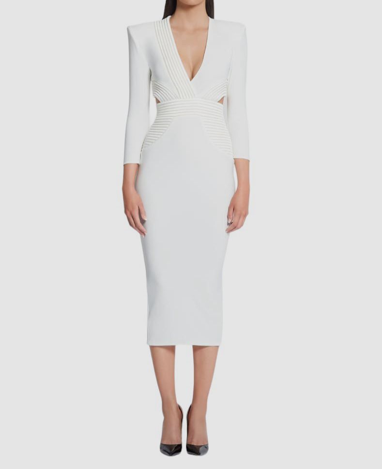 midi dress with jacket for wedding guest Two-Pieces Midi Skirt Bridal Set with Jacket  HAREM's Brides