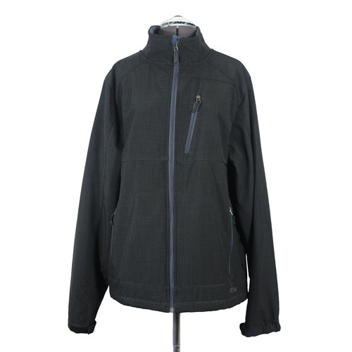 Black Diamond Double Diamond Softshell Jacket Black Full Zip Mens