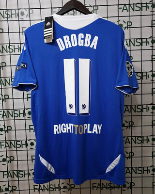 ウェア Chelsea FC Didier Drogba 11 Jersey MEN'S FC CHELSEA 2010/2011 DIDIER DROGBA #11 FOOTBALL SOCCER