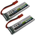 2x Lipo Battery 600mAh 1S 3.7V 25C Drone L6052W WL Toys V929V 929 Beetle