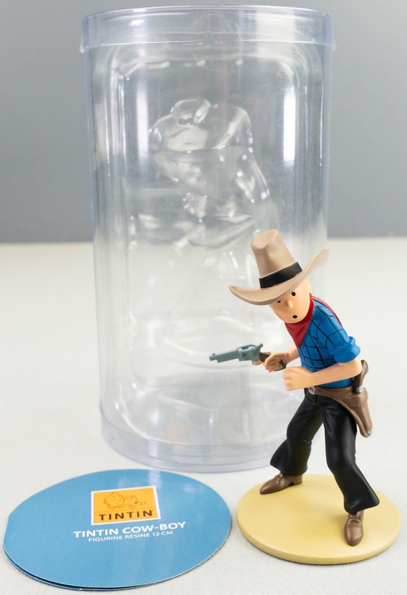 Figurine Tintin Cow-boy - Collection Officielle Hergé - Numéro 30 - Occasion