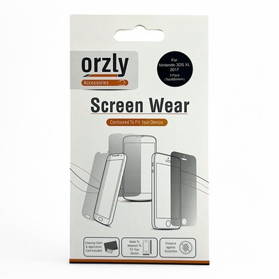 Nintendo 3DS - Dual Screen Protector Pack for Nintendo 3DS XL [Orzly] NEU & OVP