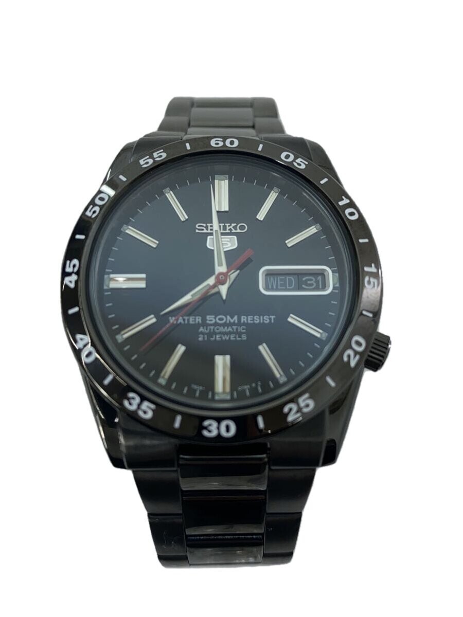 NEAR MINT+++】 SEIKO 7S26-02T0 5 SNKE03 Watch Black Automatic 21