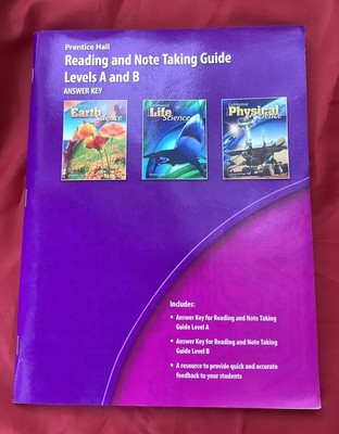READING AND NOTE TAKING GUIDES ANSWER KEY FOR FO (P) (TM) By Pearson Prentice
