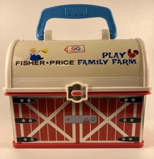 Fisher Price Play Family Farm Little People Barn Tractor Animals set 2008