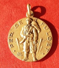 MEDAGLIA PER SE FULGET FANTERIA ASS NAZ FANTE NAPOLI ELMO ADRIAN 1GM LORIOLI