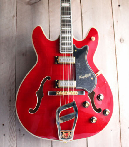 Hagstrom '67 Viking II Hollowbody Guitar Transparent Wild Cherry