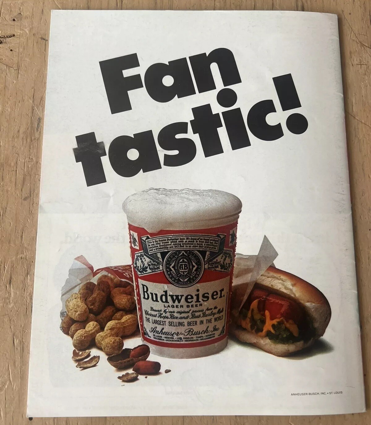 Larry Holmes Alfredo Evangelista Boxing Onsite Program (1978) Caesars