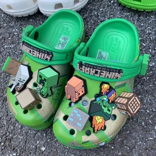 HEISS Minecraft Kinder Croc: Meets Adventure! - LIMITED EDITION Strandschuhe rutschfest - Bild 9 von 9