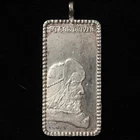 Stage Driver 1 Ounce .999 Silver Bar w/ Loop Hamilton Mint
