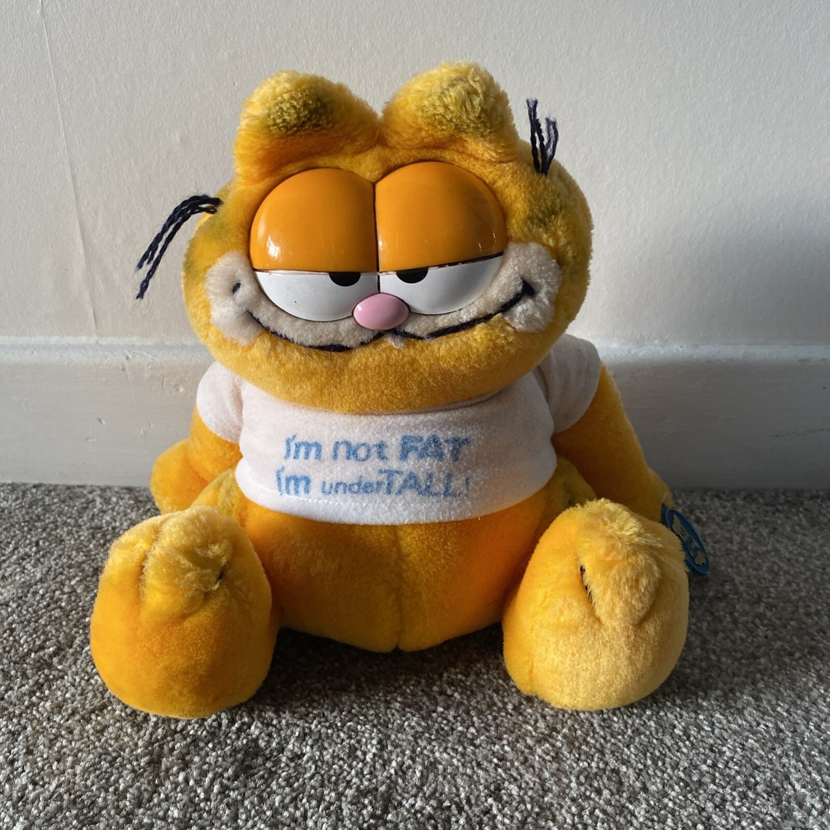 当時物 タグ付 DAKIN GARFIELD ぬいぐるみ I'M NOT FAT 当時物 タグ付 DAKIN GARFIELD ぬいぐるみ I'M NOT FAT - メルカリ
