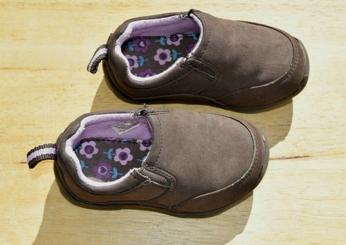 Jumping Beans Toddler Girl Size 5 MED Shoes Brown & Pink - Afbeelding 1 van 6