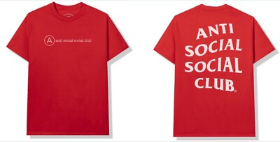 ANTI SOCIAL SOCIAL CLUB ASSC FAWL RED TEE Tシャツ 半袖 赤 NEW IN BAG ASSC ANTI SOCIAL SOCIAL CLUB ADD ME RED TEE LARGE