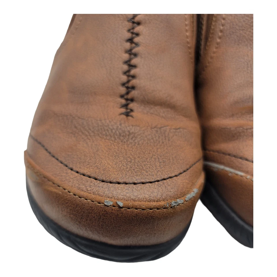 Zapatos ORTHAHEEL para mujer talla 9M ZOE SLIP ON CAMINAR SIN DOLOR ALIVIO NATURAL BRONCEADO  Foto 4 de 4