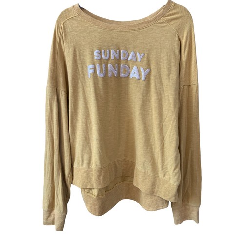 Woman’s Secret Treasures Sunday Funday Long Sleeve Sleep Shirt 2X (18W-20W) - Picture 7 of 8
