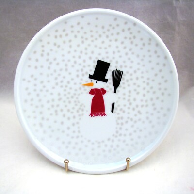 Bodum SNOWMAN Salad Plate(s)  EXCELLENT Read