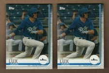 2019 Topps Pro Debut #135 ... Gavin Lux ... 2 Tulsa Drillers Minor League Lot