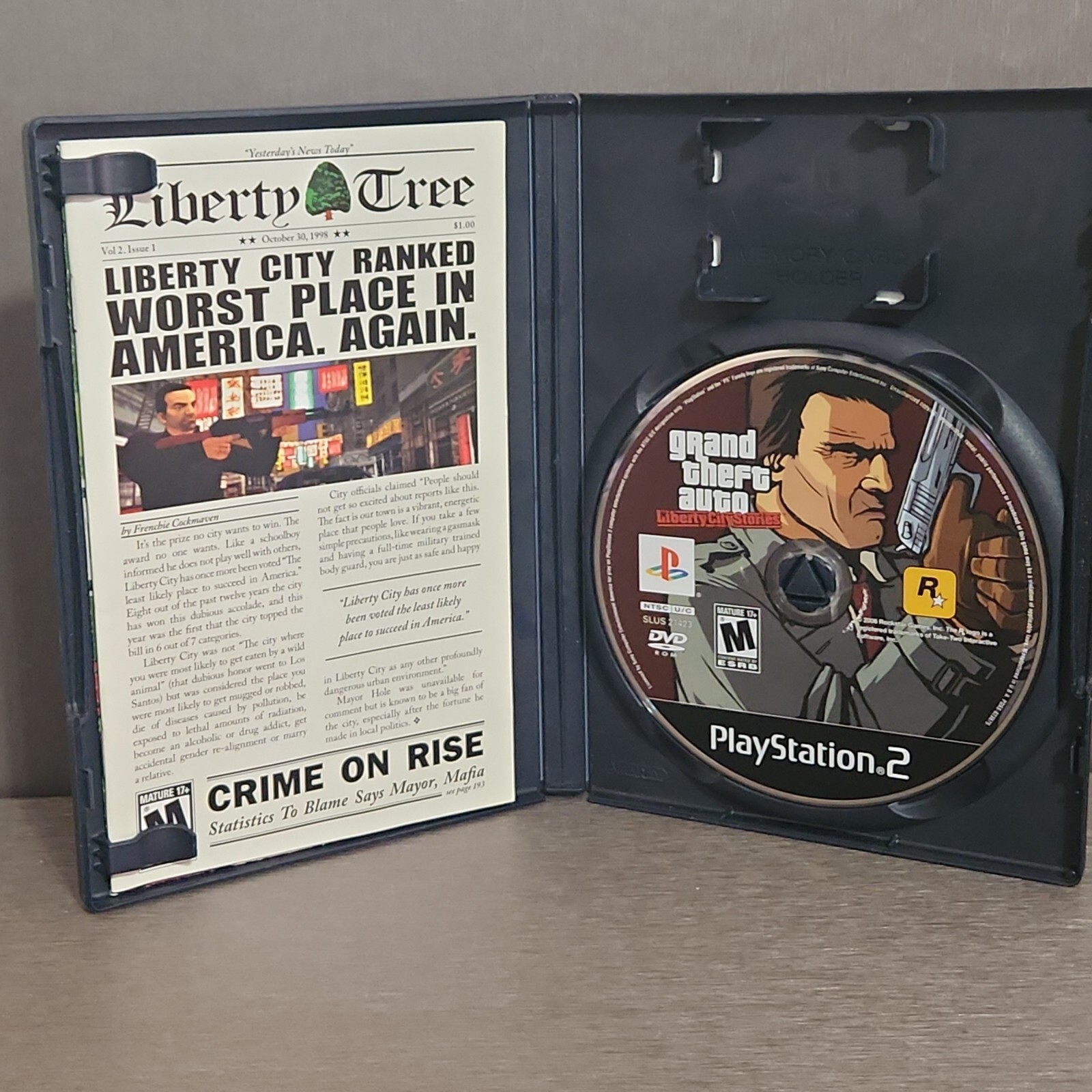 Grand Theft Auto Liberty City Stories PlayStation 2 PS2 Complete Video Game