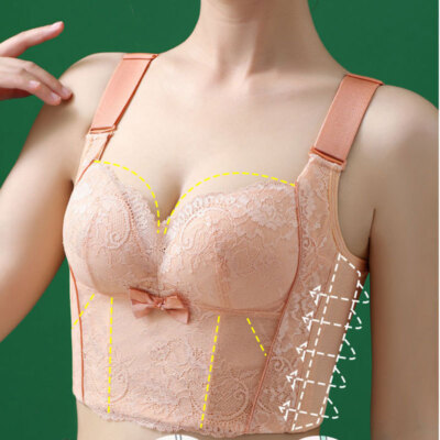 Sexy Lace Bras for Women Push Up Underwear Plus Size C D E Cup Lingerie  Feminina