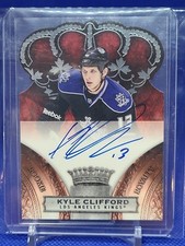 2010-11 Panini Crown Royale Rookie Auto Kyle Clifford /499 Los Angeles Kings 