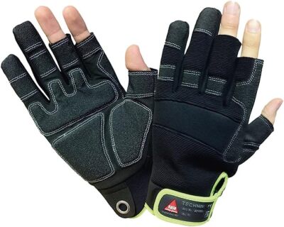 Hase Technik 3 Finger Montage Handschuh Outdoor Mechaniker Techniker Handschuhe