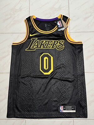 Kyle Kuzma LA Lakers City Edition Men 44 M Nike Black Mamba Swingman Jersey 