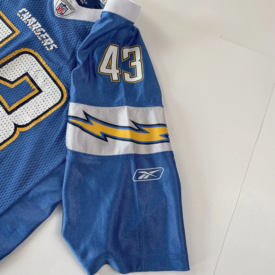Camiseta de fútbol americano juvenil REEBOK - San Diego Chargers #43 Darren Sproles - L 14/16 Foto 3 de 4