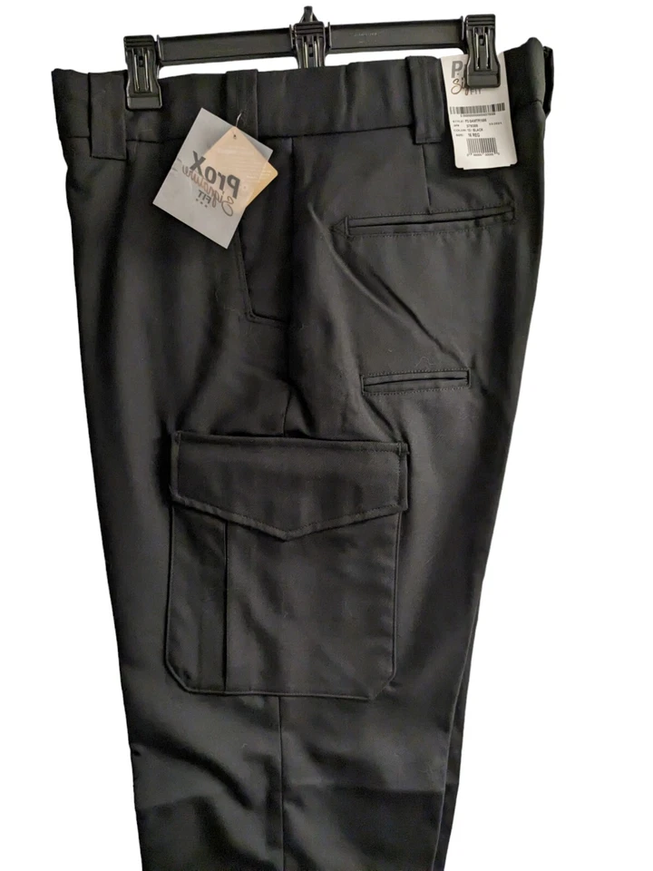 Pantalones Uniforme Flying Cross NEGROS Para Mujer 16 REG NUEVOS CON ETIQUETAS Sin Dobladillo Superpliegue Ajuste ProX Foto 3 de 4