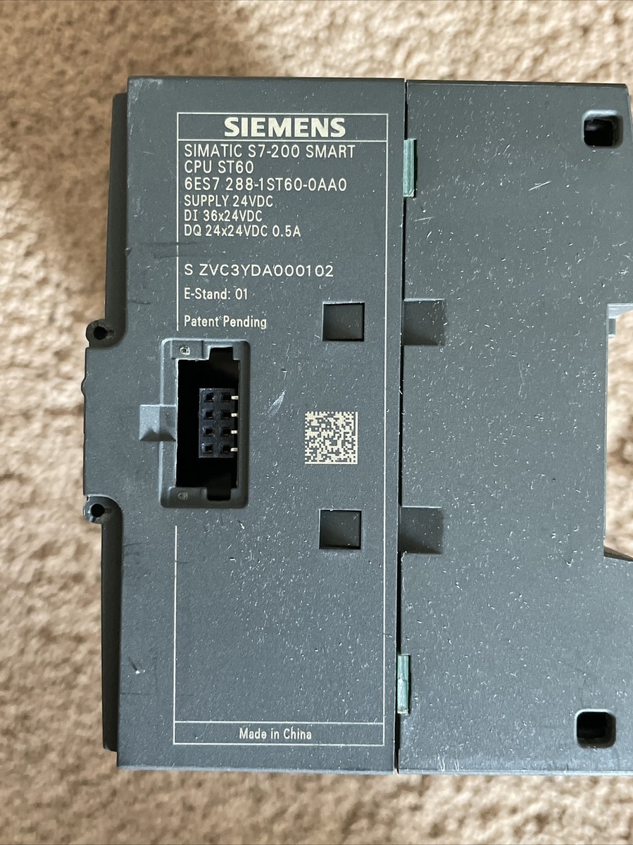 Siemens Simatic S7-200 Smart CPU ST60, Model: 6ES7288-1ST60-0AA0