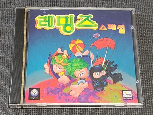 All New World of Lemmings PC Retro Game Korean Version for Windows Computer MS