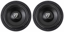 (2) Rockville W10K6D2 V2 10" 4000 Watt Car Audio Subwoofers Dual 2-Ohm Subs