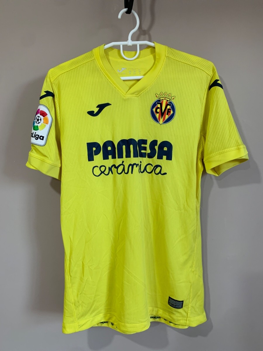 Villarreal 20/21 Home Football Shirt Joma Soccer Jersey Size