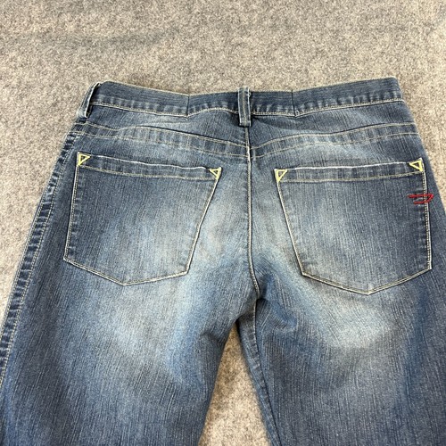 Jeans Diesel donna W30 L32 bootcut blu medio lavato sfumato vintage Y2K Proody - Foto 12 di 13