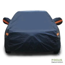 Car Cover Rain UV Dust Snow Resistant Universal For Sedan Protection 3XXL PEVA