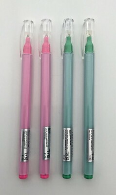 Paperchase Kugelstifte 2 x grün 2 x rosa Stift Set Schreibwaren Basteln Schule 